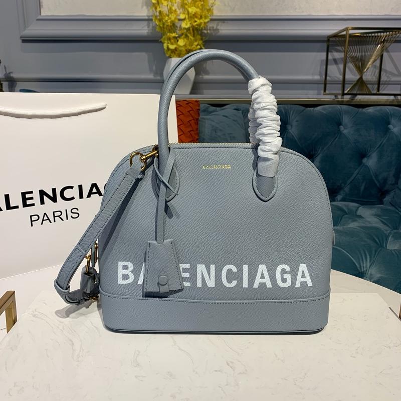 Balenciaga Bags 5188730 Cross Pattern Solid Light Blue White Characters